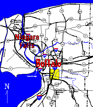 Western NY Map