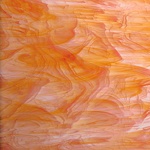SF 375.1 SF - 12x16in - orange on dense white = COE96