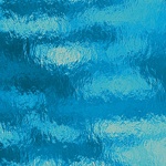 SF 533.1 RRF - 8x12in - aqua rough rolled = COE96