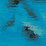 SF 533.3 WF - 8x11in - deep aqua Waterglass = COE96