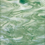 SF 828.72 SF - 8x12in - seafoam green & white semi-translucent = COE96