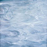 SF 838.72 SF - 12x16in - colonial blue & white semi-translucent = COE96
