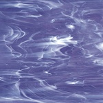 SF 843.92 SF - 16x24in - light grape cathedral with wispy white opal  = COE96