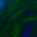 W 243 LL DR - 8x10in - Wissmach dk blue with green swirls
