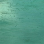 W 69 W - 16x21in - Wissmach lt teal green wispy [WO 69]